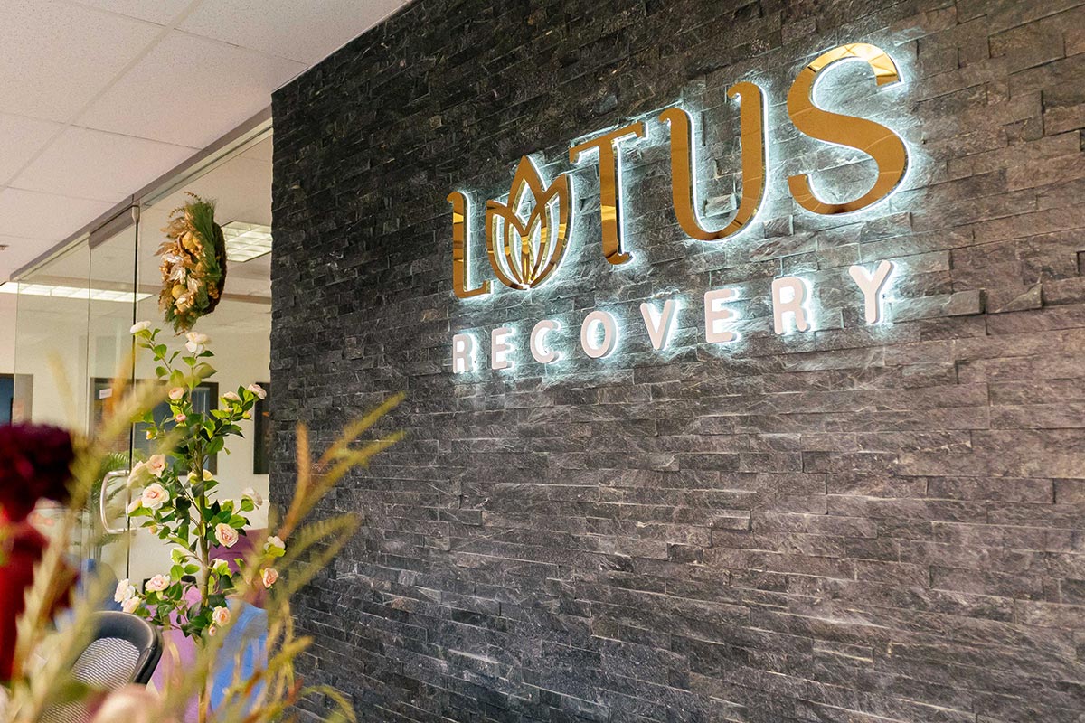 Welcome area of Lotus Recovery Services facilities