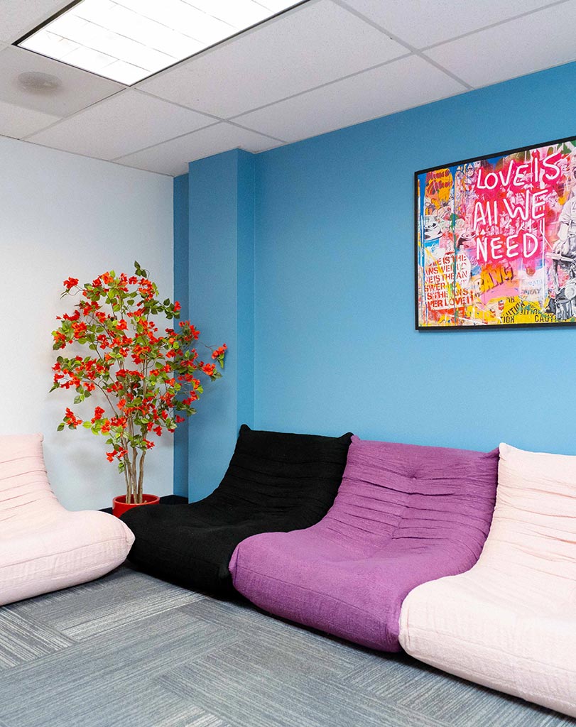 Interior of Lotus Recovery Services facilities