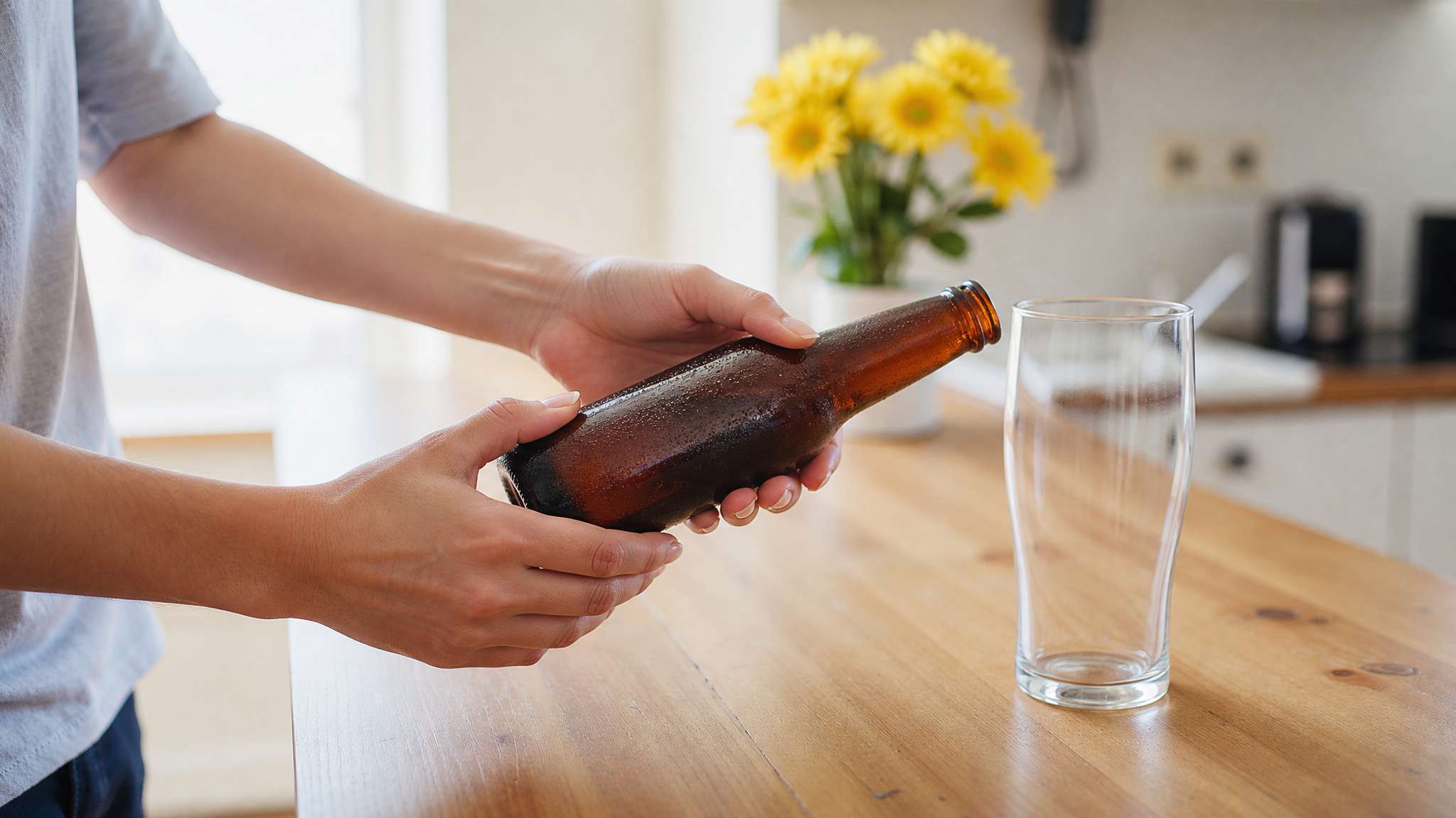 nonalcoholic beer may trigger cravings